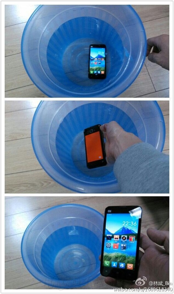给老罗添乱 小米手机2也能防水了